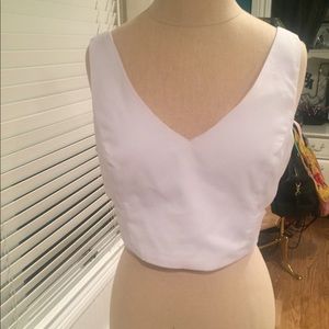 V neck crop top